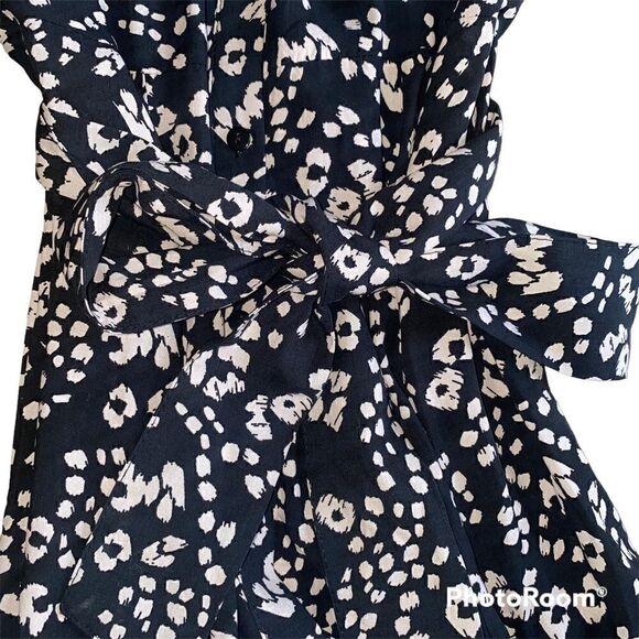 ZARA Cheetah Print Button Down Miranda Dress New - Picture 11 of 13